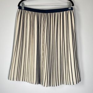 J. CREW Navy & Cream Skirt